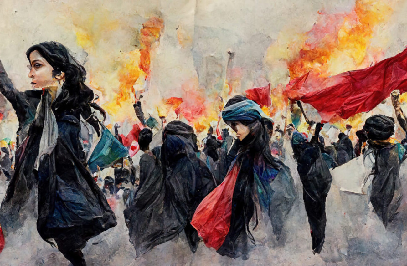 Iran Protests Female Led Revolution Women's Rights